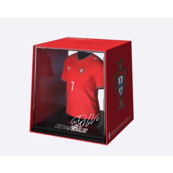 Fancollex - Cristiano Ronaldo - Home Jersey Display Case Collectible - 82238-T